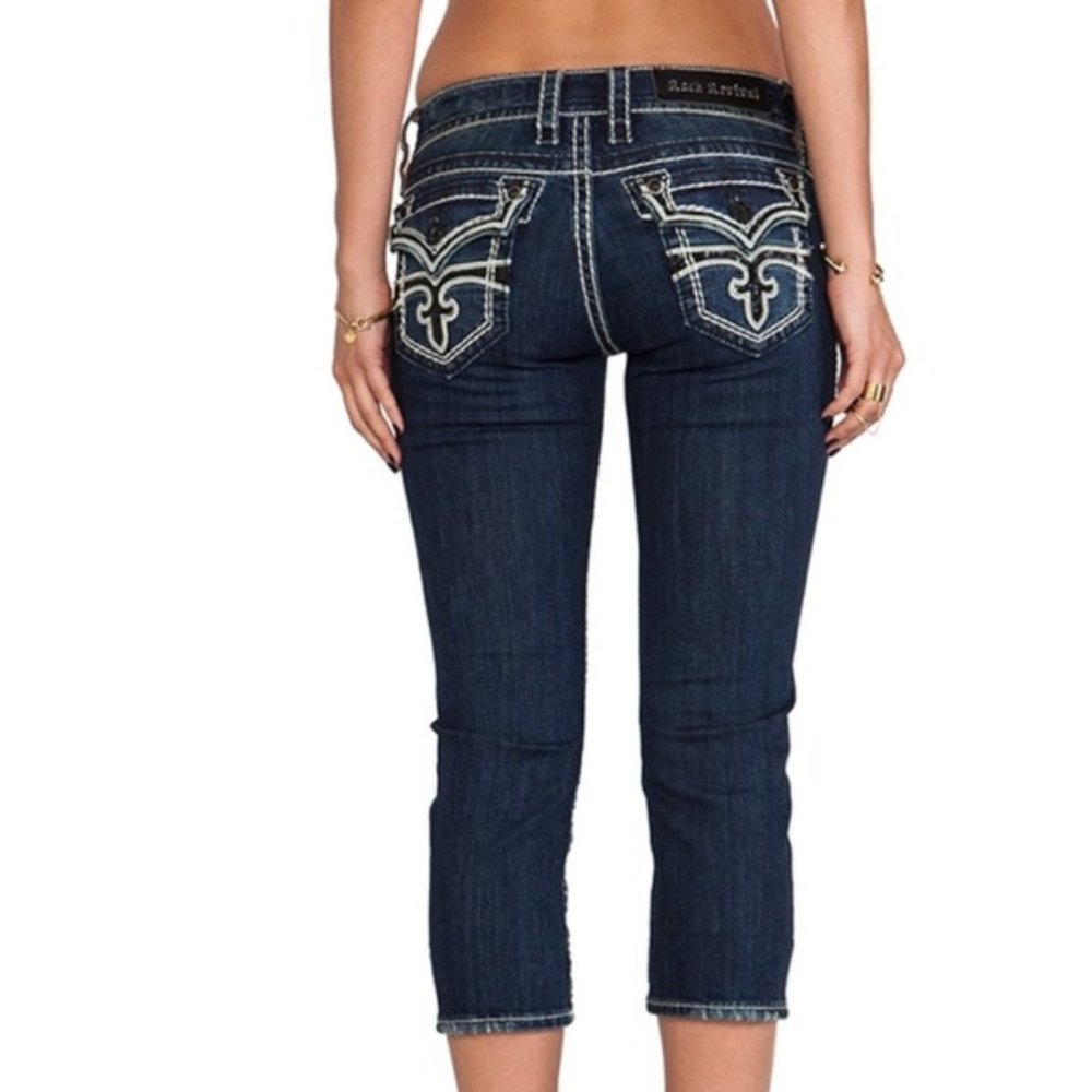 Rock Revival Celine Crop Jeans - 27